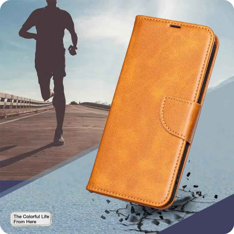 Lambskin Texture Pure Color Flip Leather Phone Case