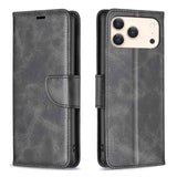 Lambskin Texture Pure Color Flip Leather Phone Case