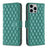 Diamond Lattice Wallet Flip Leather Phone Case