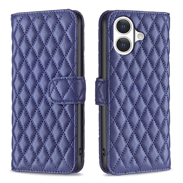 Diamond Lattice Wallet Flip Leather Phone Case