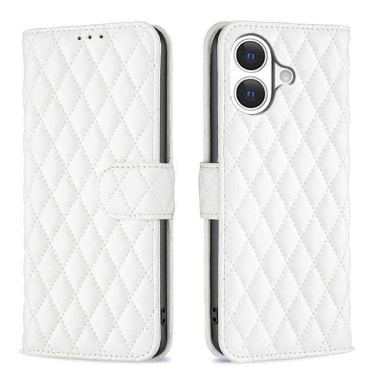 Diamond Lattice Wallet Flip Leather Phone Case