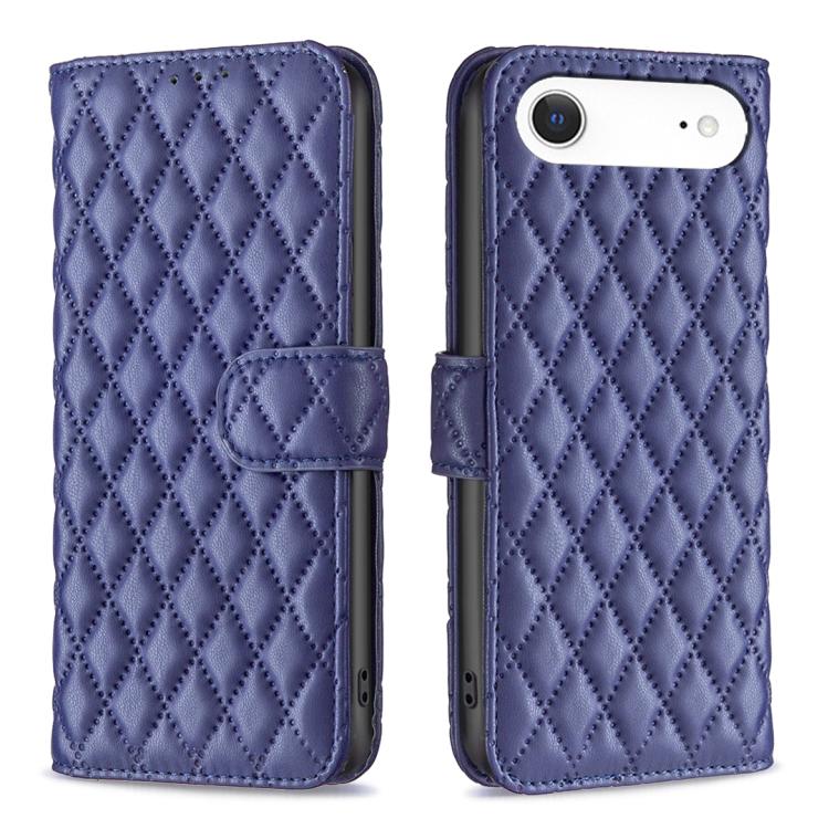 Diamond Lattice Wallet Flip Leather Phone Case
