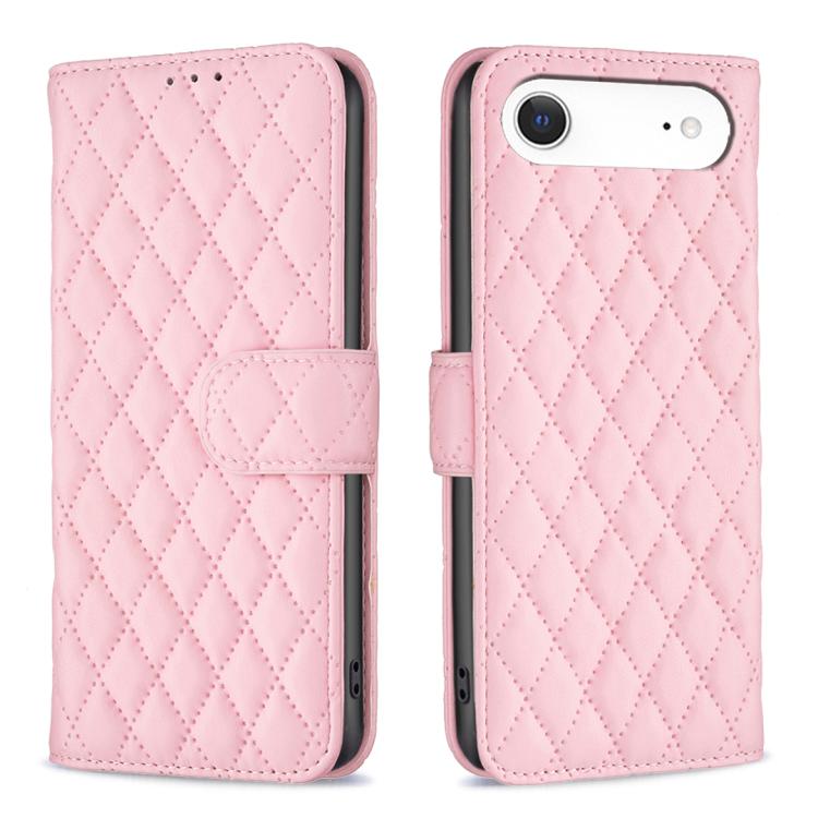 Diamond Lattice Wallet Flip Leather Phone Case