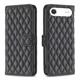 Diamond Lattice Wallet Flip Leather Phone Case