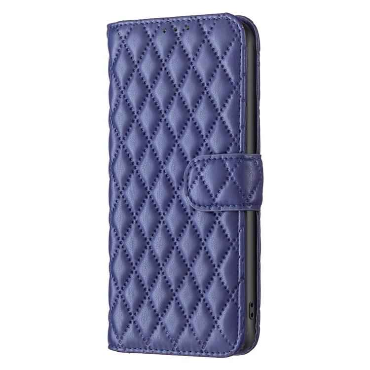 Diamond Lattice Wallet Flip Leather Phone Case