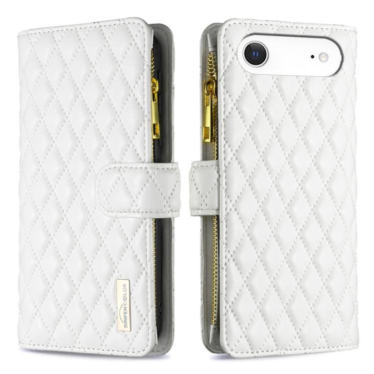 Diamond Lattice Zipper Wallet Leather Flip Phone Case