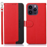 KHAZNEH Litchi Texture Leather RFID Phone Case
