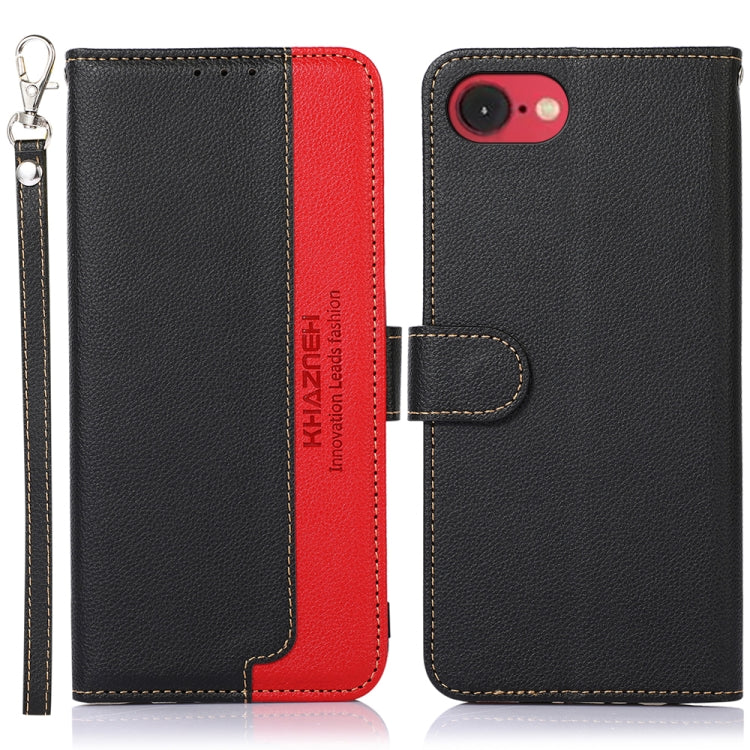 KHAZNEH Litchi Texture Leather RFID Phone Case