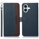 KHAZNEH Litchi Texture Leather RFID Phone Case