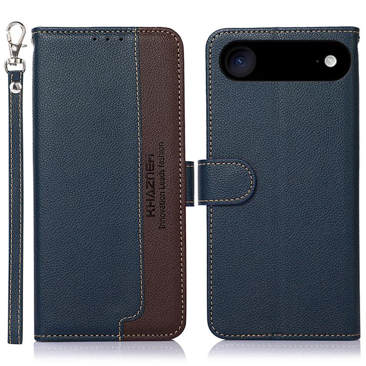 KHAZNEH Litchi Texture Leather RFID Phone Case