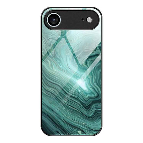 Marble Pattern Glass Protective Phone Case