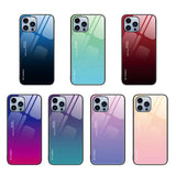 Gradient Color Glass Phone Case