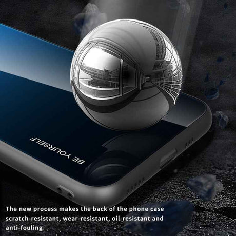 Gradient Color Glass Phone Case