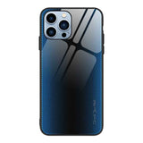 Texture Gradient Glass TPU Phone Case