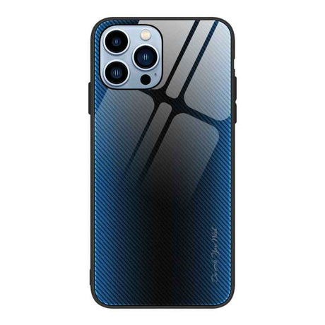 Texture Gradient Glass TPU Phone Case