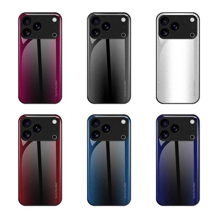 Texture Gradient Glass TPU Phone Case