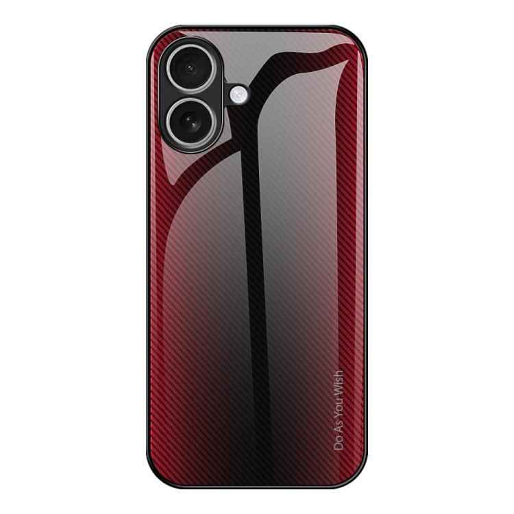 Texture Gradient Glass TPU Phone Case