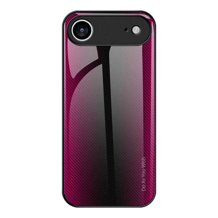 Texture Gradient Glass TPU Phone Case