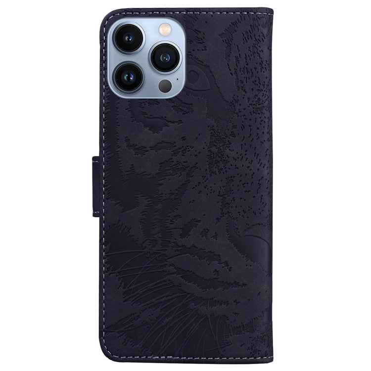 Tiger Embossing Pattern Leather Phone Case
