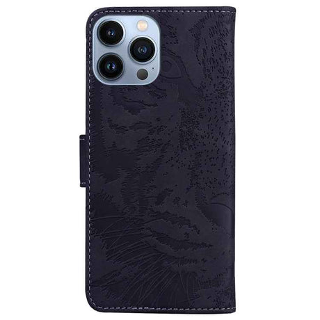 Tiger Embossing Pattern Leather Phone Case