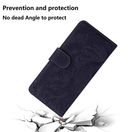 Tiger Embossing Pattern Leather Phone Case