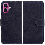 Tiger Embossing Pattern Leather Phone Case