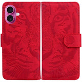 Tiger Embossing Pattern Leather Phone Case