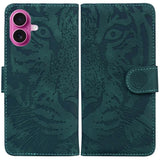 Tiger Embossing Pattern Leather Phone Case