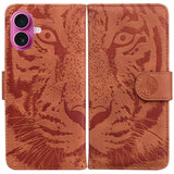 Tiger Embossing Pattern Leather Phone Case