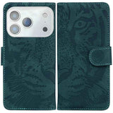 Tiger Embossing Pattern Leather Phone Case