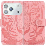 Tiger Embossing Pattern Leather Phone Case