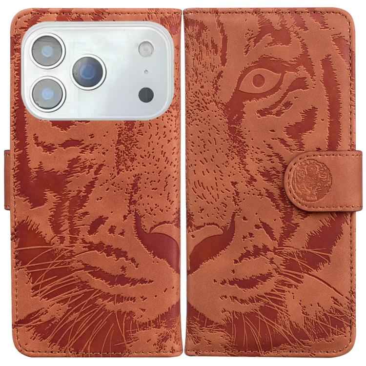 Tiger Embossing Pattern Leather Phone Case
