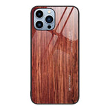 Wood Grain Glass Phone Case