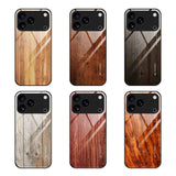 Wood Grain Glass Phone Case
