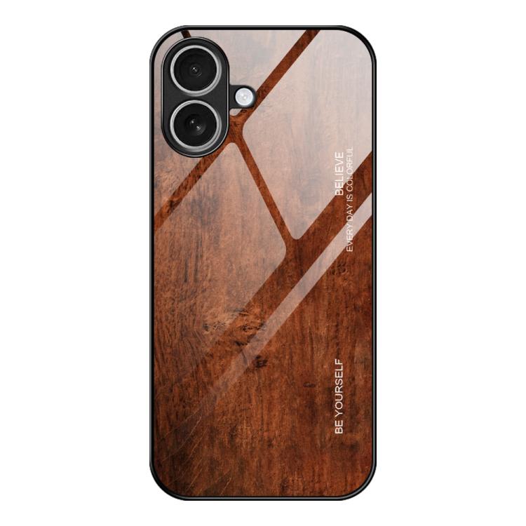 Wood Grain Glass Phone Case