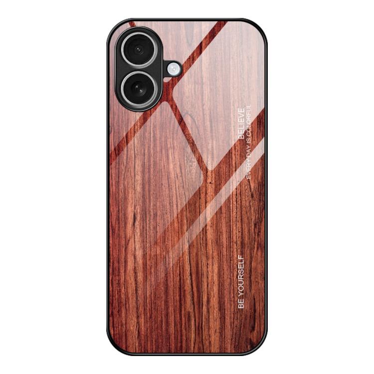 Wood Grain Glass Phone Case