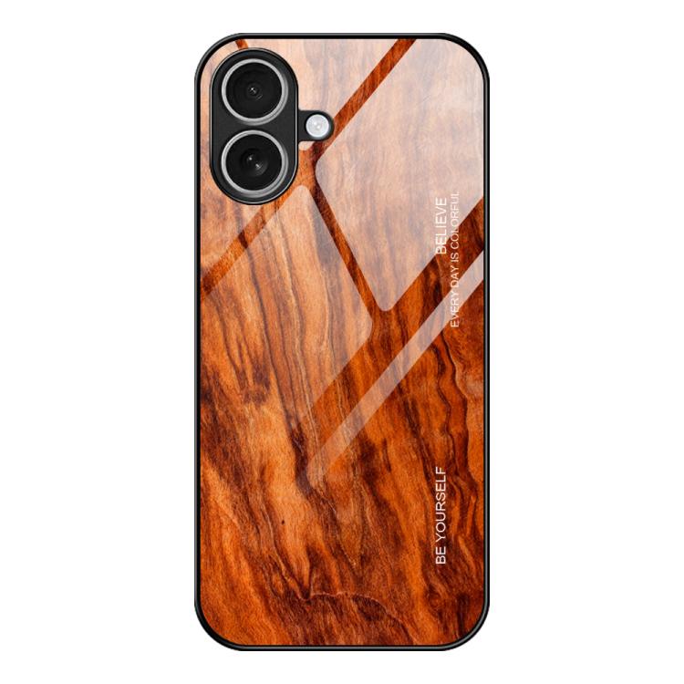 Wood Grain Glass Phone Case