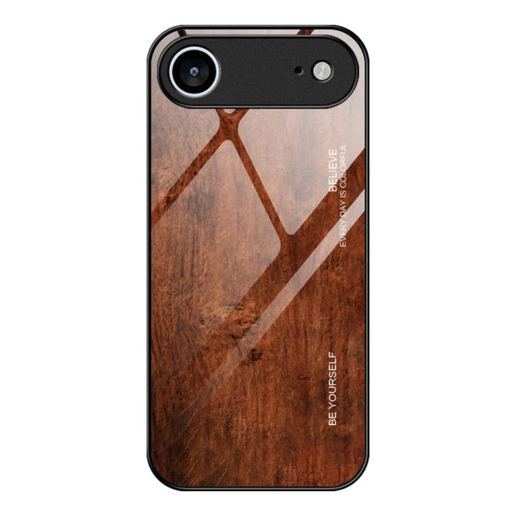Wood Grain Glass Phone Case
