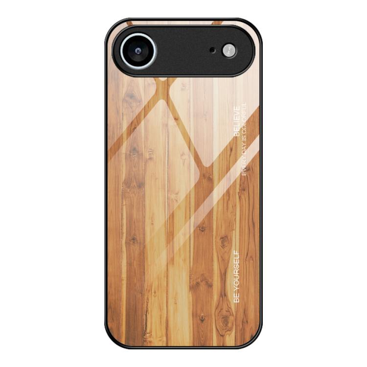 Wood Grain Glass Phone Case