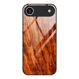 Wood Grain Glass Phone Case