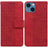 Geometric Embossed Leather Phone Case