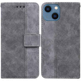 Geometric Embossed Leather Phone Case