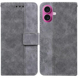 Geometric Embossed Leather Phone Case