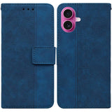 Geometric Embossed Leather Phone Case