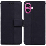 Geometric Embossed Leather Phone Case