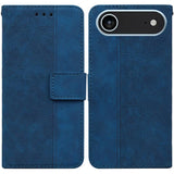 Geometric Embossed Leather Phone Case