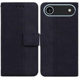 Geometric Embossed Leather Phone Case