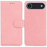 Skin Feel Pure Color Flip Leather Phone Case