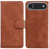 Skin Feel Pure Color Flip Leather Phone Case