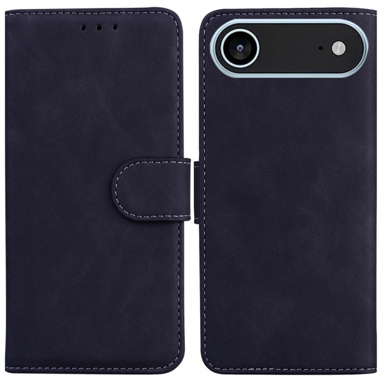 Skin Feel Pure Color Flip Leather Phone Case